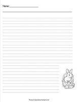 easter writing paper