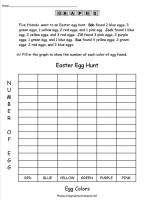 easter egg bar graph worksheet