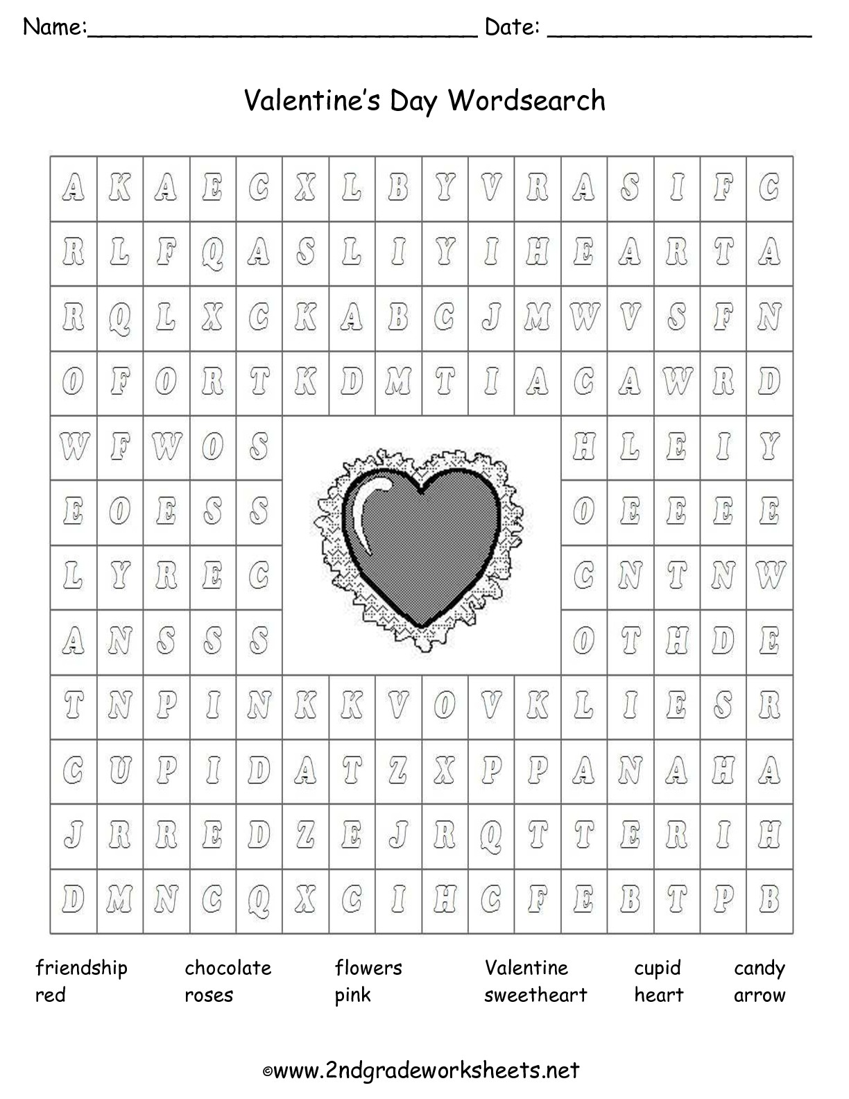 Free Valentine S Day Worksheets