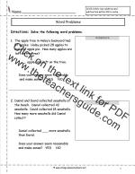 addition and subtraction word problems worksheets