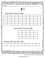 skip counting to 100 worksheet