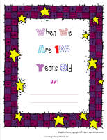 when we are 100 years old class book
