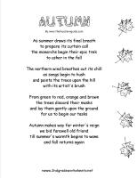 autumn worksheet
