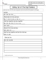 ccss 2.nbt.6 worksheets, addition worksheet