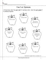 fact or opinion worksheet