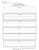 opinion writing organizer