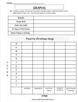 christmas bar graph worksheet
