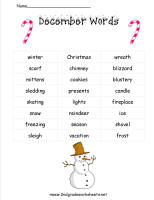 december word list
