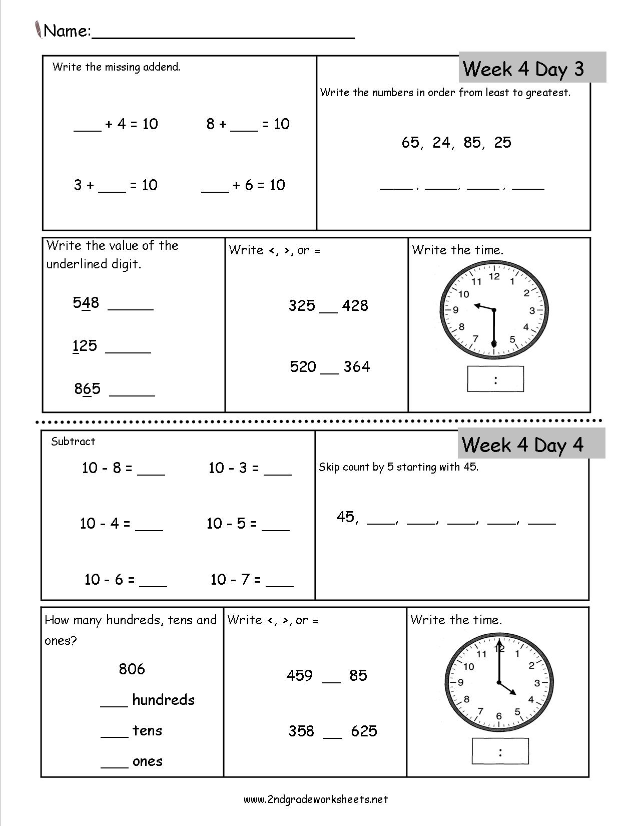 2nd Grade Worksheets Net Adjectives