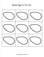 easter egg tic tac toe game