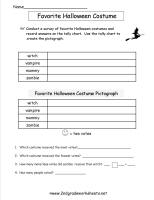 halloween pictograph