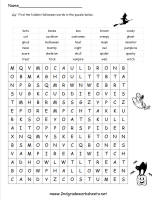 halloween wordsearch