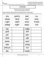 Free Language/Grammar Worksheets and Printouts