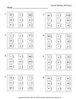 phonics worksheet