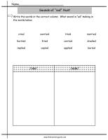 sounds of ied worksheet