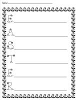 Easter acrostic poem form