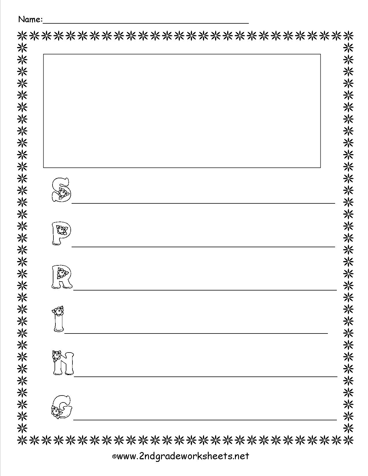 Acrostic Poem Forms Templates And Worksheets Spring acrostic poem template printable