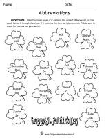 st. patrick's day worksheets